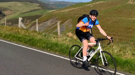 Some tough climbs on the Lôn Las Cymru route.