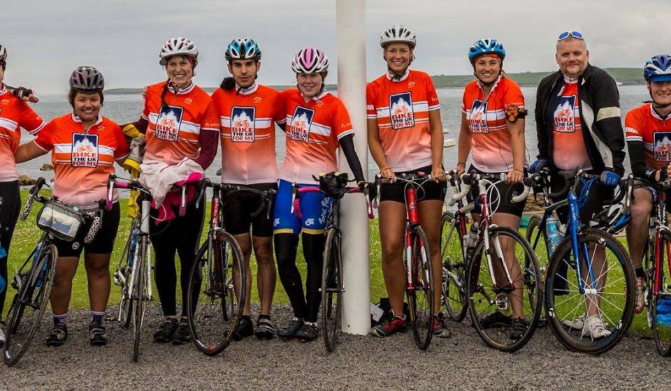Our Inaugural 2014 team setting off from Lands End