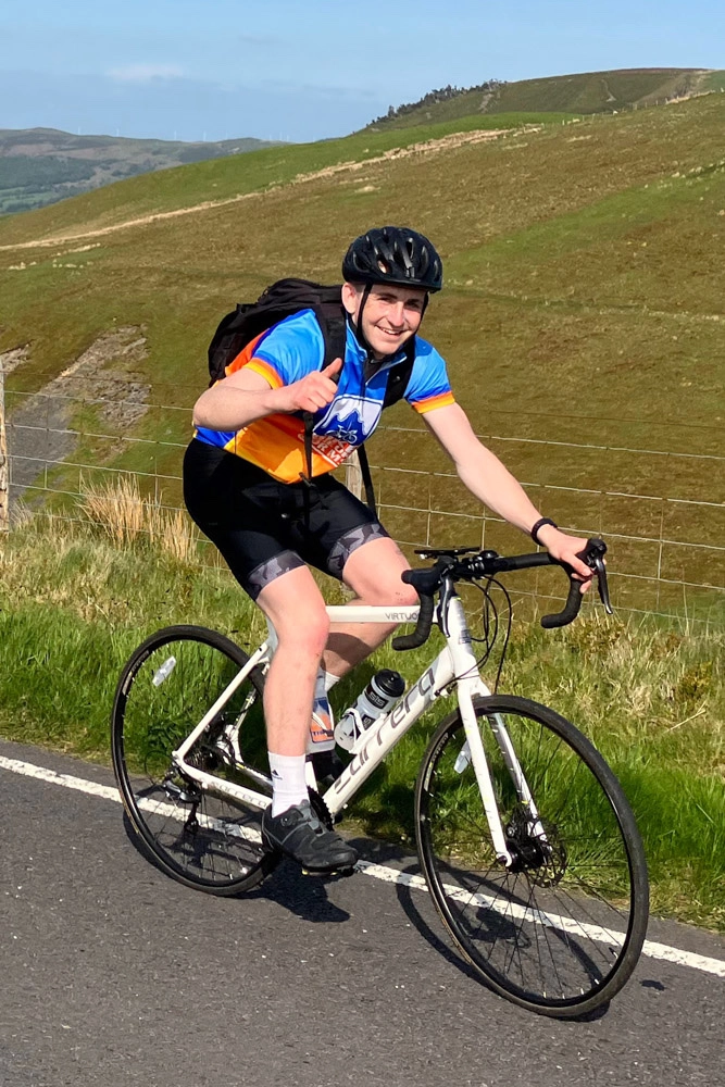 Thumbs up to cycling London to Brighton in 2024.