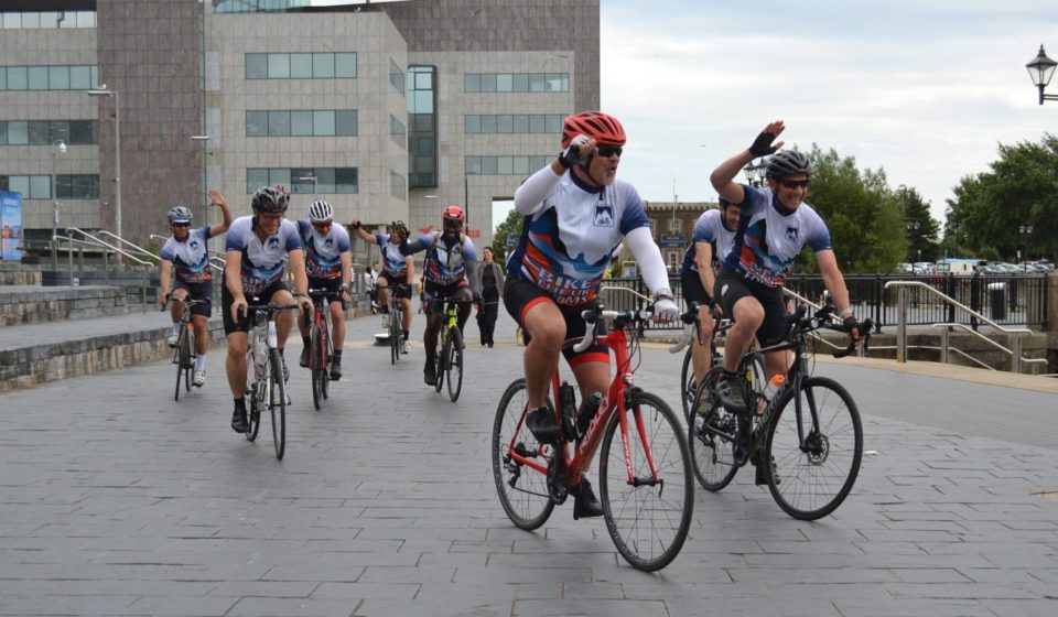 Cycling into Cardiff Bay 2024