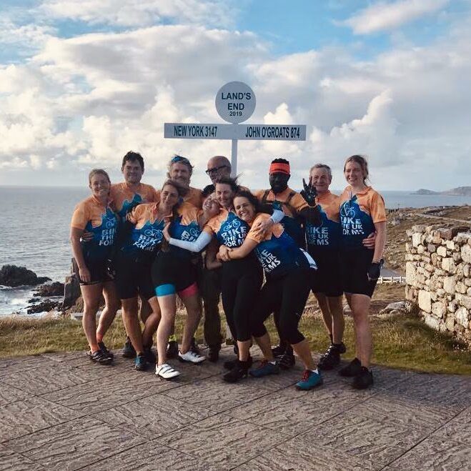 Bike the UK for MS John O'Groats to Land's End 2019 team
