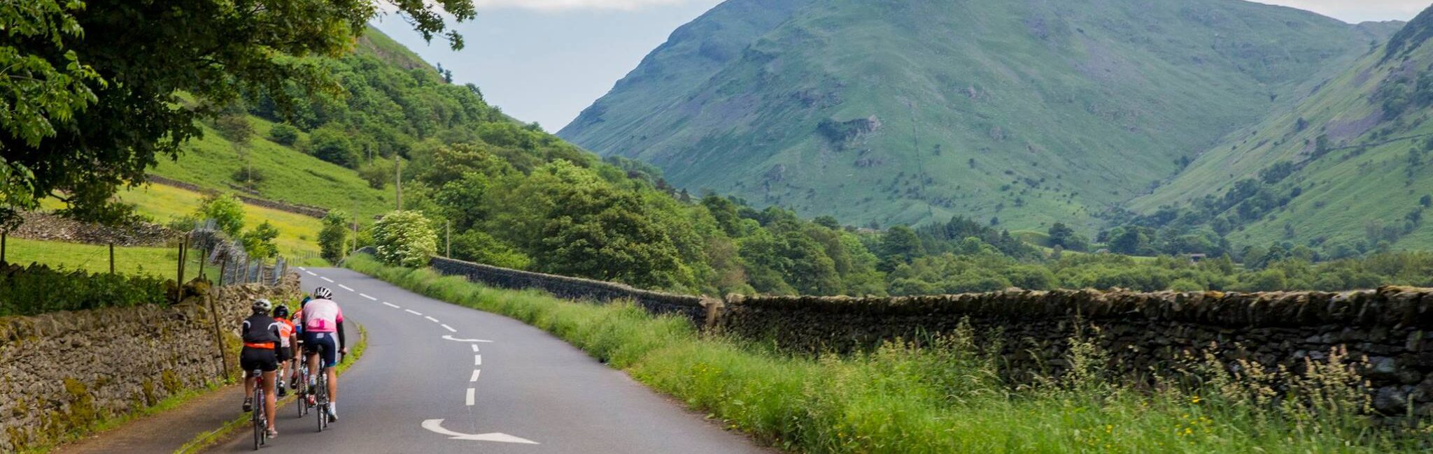 The John O'Groats to Land's End cycle takes you on stunning roads like Kirkstone pass here in the Lake District.