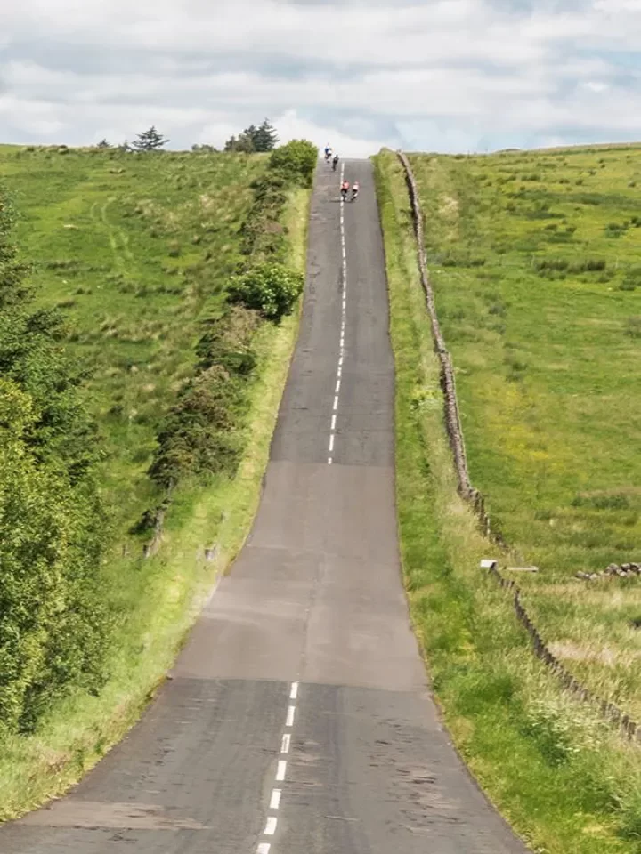 Long road ahead as you travel around the Scottish Highlands on the North Coast 500 cycle route.
